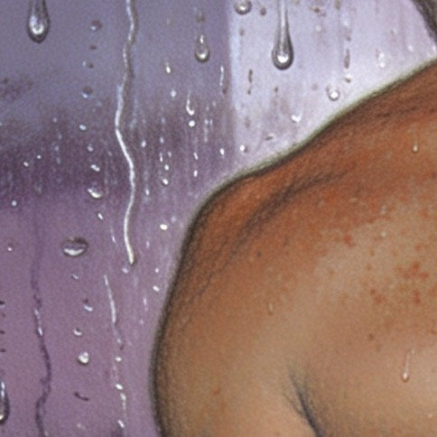 Pluie de désir sur peau mouillée