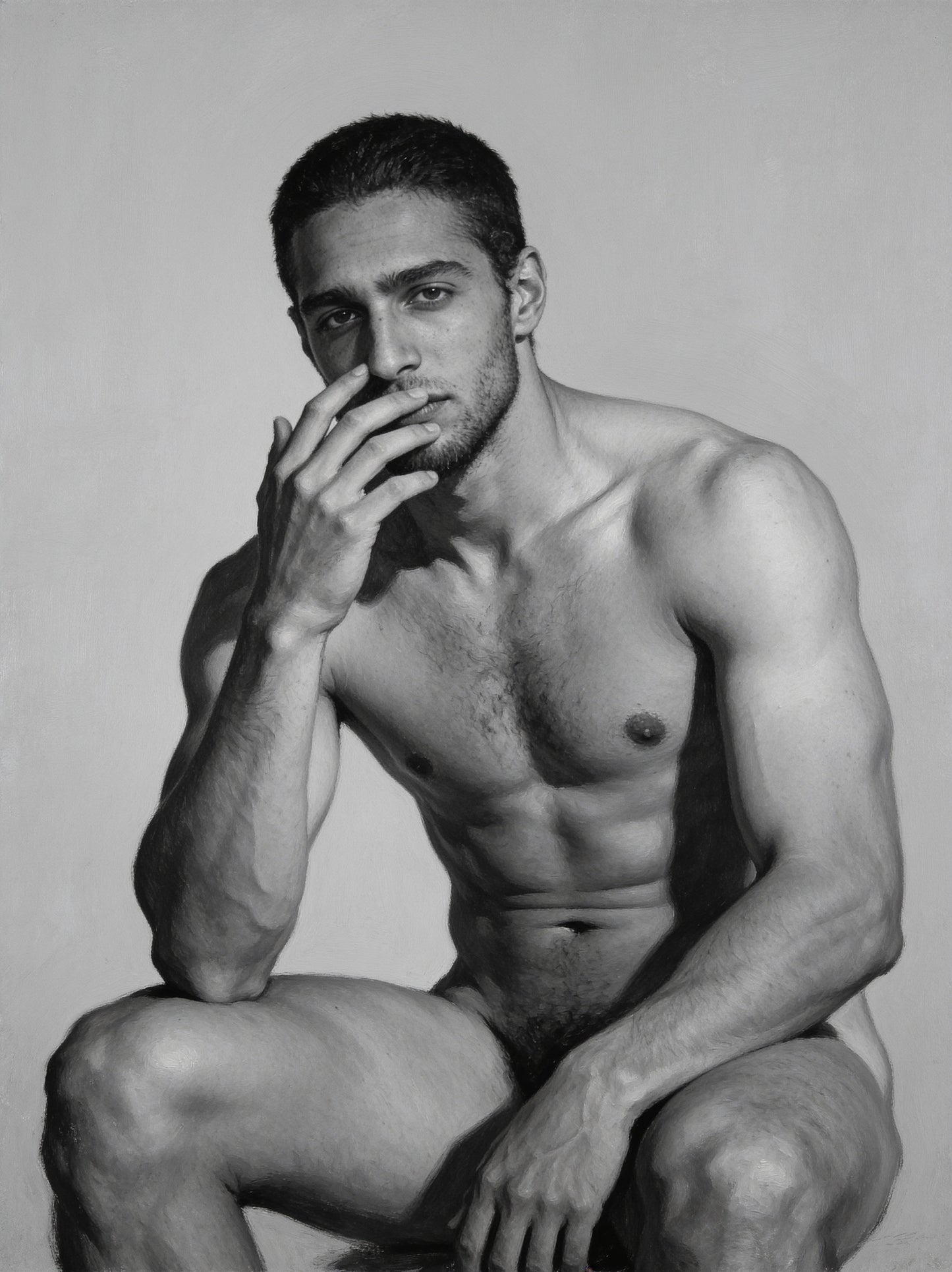 Miguel – unique gay art print by Alexy Berthelot