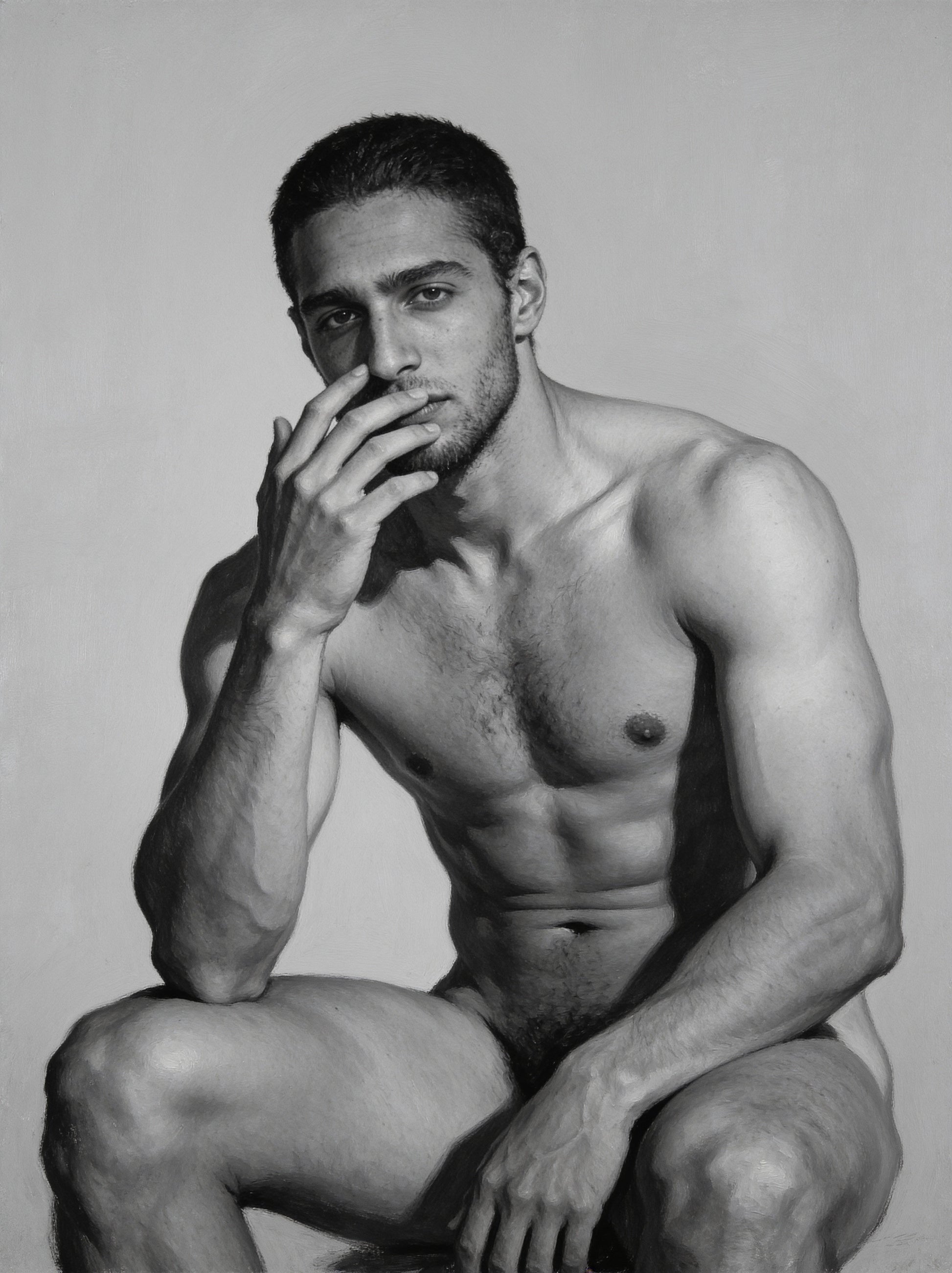 Miguel – unique gay art print by Alexy Berthelot