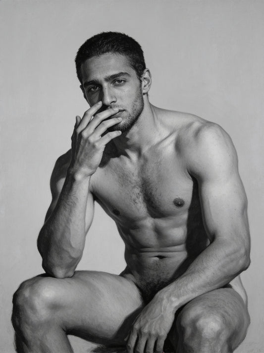 Miguel – unique gay art print by Alexy Berthelot