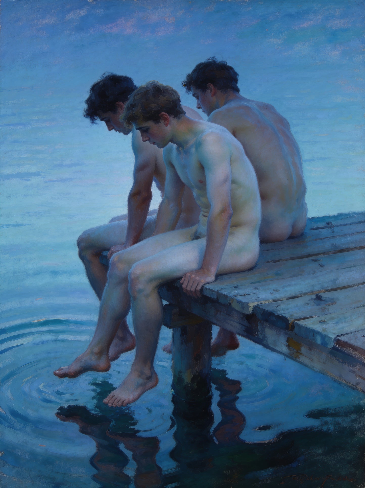Crépuscule L5 – tirage d'art canvas édition limitée Alexy Berthelot