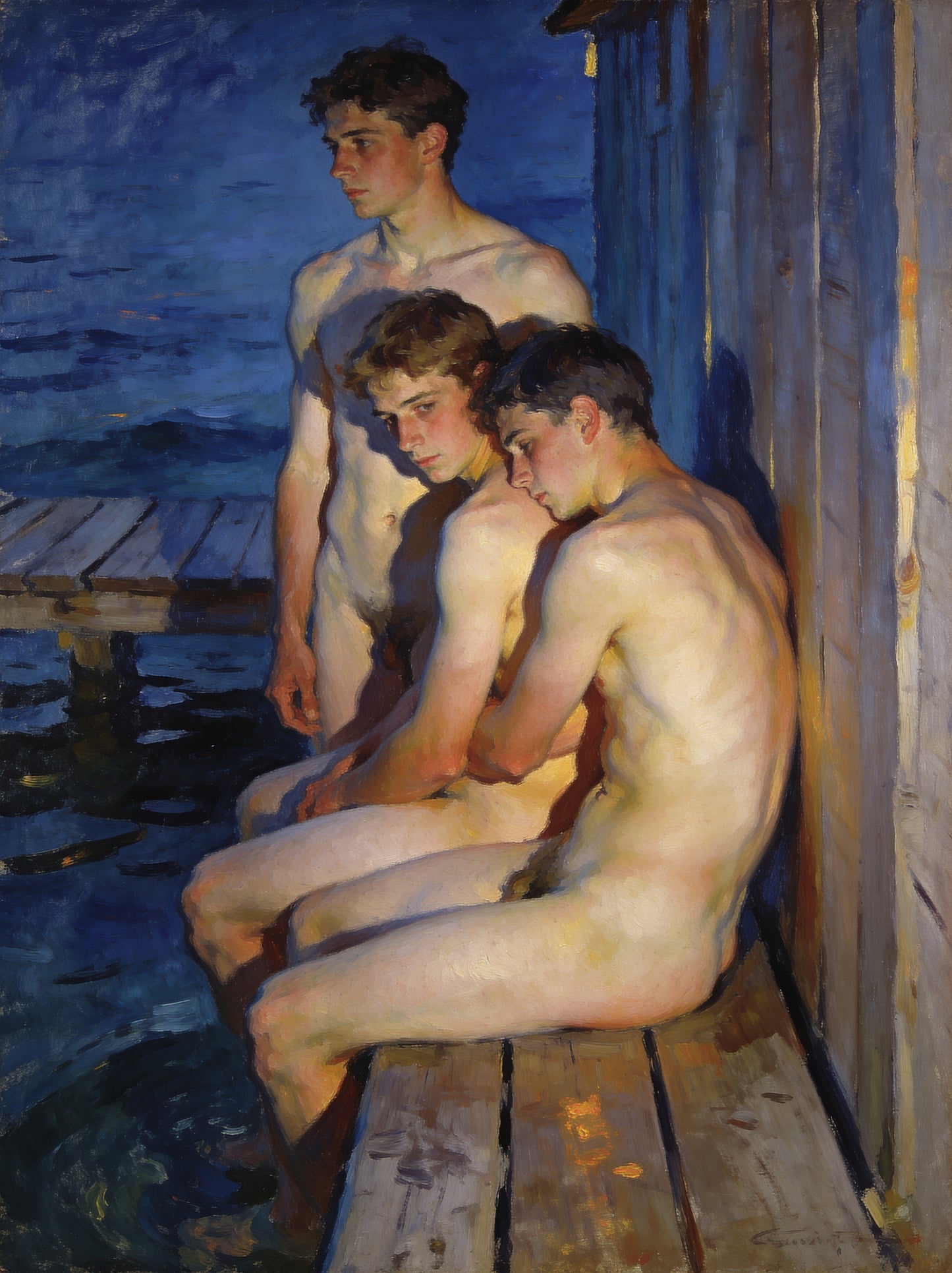 Crépuscule L1 – tirage d'art canvas édition limitée Alexy Berthelot